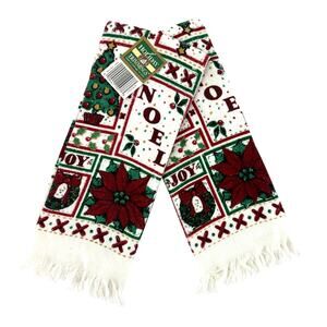 Vintage Holiday Trimmings Christmas Kitchen Hand Dish Towels Set 2 NWT